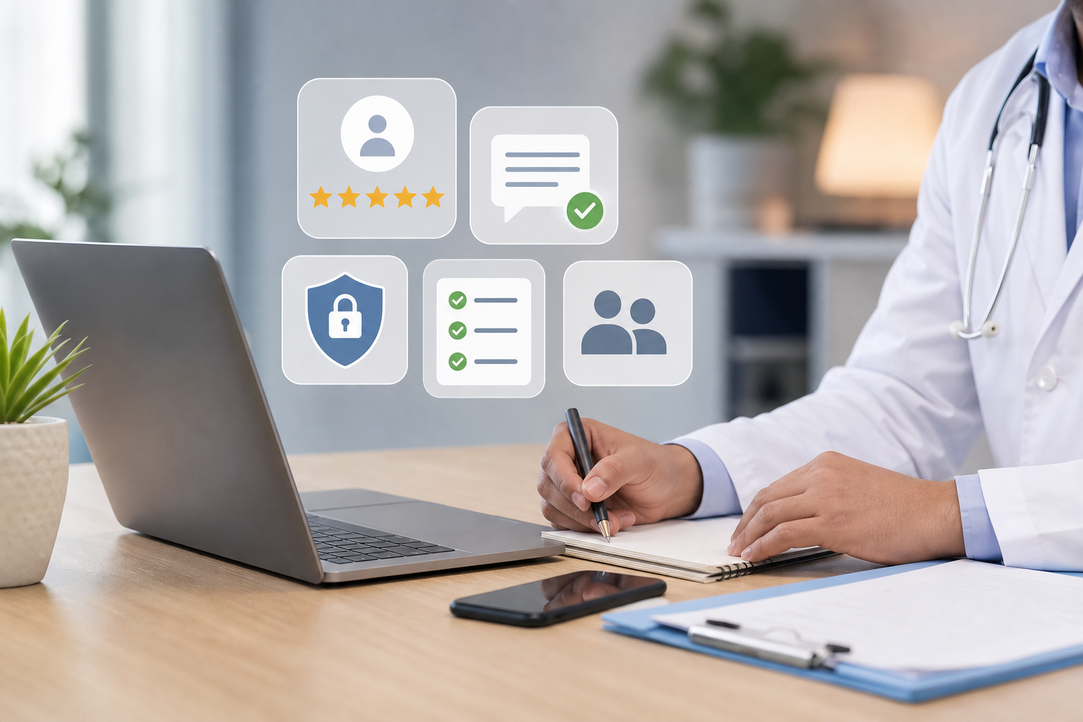 Online Reputation Management for Doctors and Clinics: A Safe Review and Response Process